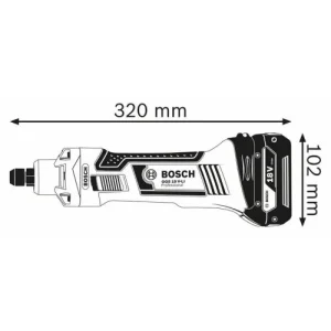 Acheter Maintenant Meuleuse Droite 18V Bosch GGS 18 V-LI + 2 Batteries Procore 5,5 Ah + Chargeur + Coffret L-BOXX – 06019B5300 10