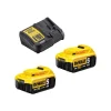 à prix réduits Pack 2 Batteries Dewalt 18 V XR 5 Ah + Chargeur Multi-voltages DCB115 14