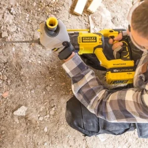 qualité supérieure Perforateur-burineur SDS+ 18V Stanley Fatmax FMCD900M2S + 2 Batteries 4 Ah + Chargeur + Sac 16