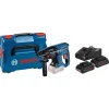 De Qualité Perforateur SDS+ 18V Bosch GBH 18V-21 + 2 Batteries Procore 4Ah + Chargeur En Coffret L-BOXX – 061191110 13