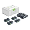 Set énergie 18V Festool SYS 4 X 4 / TCL 6 DUO + Coffret SYSTAINER 3 – 577104 pas cher 16