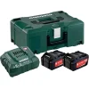 Set De 2 Batteries 18V Metabo Li-Power 4 Ah + Chargeur ASC 55 + Coffret METABOX 145 – 685064000 excellente qualité 11