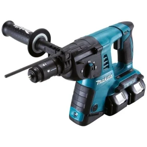 Acheter Maintenant Perforateur SDS-Plus 36V Makita DHR264ZJ + 4 Batteries 5 Ah + Chargeur + Coffret MAKPAC 14