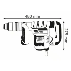 soldes magasin Marteau-piqueur 1150W Bosch SDS Max GSH 5 CE Professional – 0611321000 14