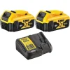 commentaire favorable Pack 2 Batteries Dewalt Li-ion XR 18 V 4.0 Ah DCB182 + Chargeur XR Multi-voltage DCB115 – CB115M2-QW 8