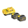 Pack De 2 Batteries XR Flexvolt 18V/54V 6Ah/2Ah Li-ion Dewalt + Chargeur Rapide DCB118T2 grande promotion 7