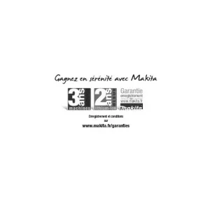 Pack énergie Makita LI-ION (2 Batteries 6 Ah BL1860B + Chargeur DC18RD) 18 V + Coffret MAKPAC destockage 7