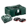 mode tendance Set De Base 2 Batteries Metabo LiHD 18 V / 4 Ah + Chargeur ASC 145 + Coffret METALOC II – 685130000 13
