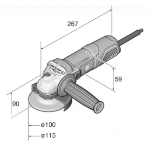 france Meuleuse D’angle 750 W Fein WSG 7-125 125 Mm – 72226560000 9