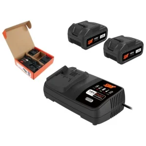 Pack énergie 18V Spit 2 Batteries 5 Ah + Chargeur – 054548 en ligne 6